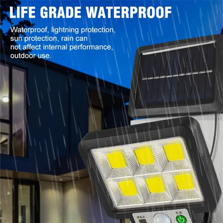 jl-188 Split Solar Wall Lamp Human Sensor Night Light with Remote Control