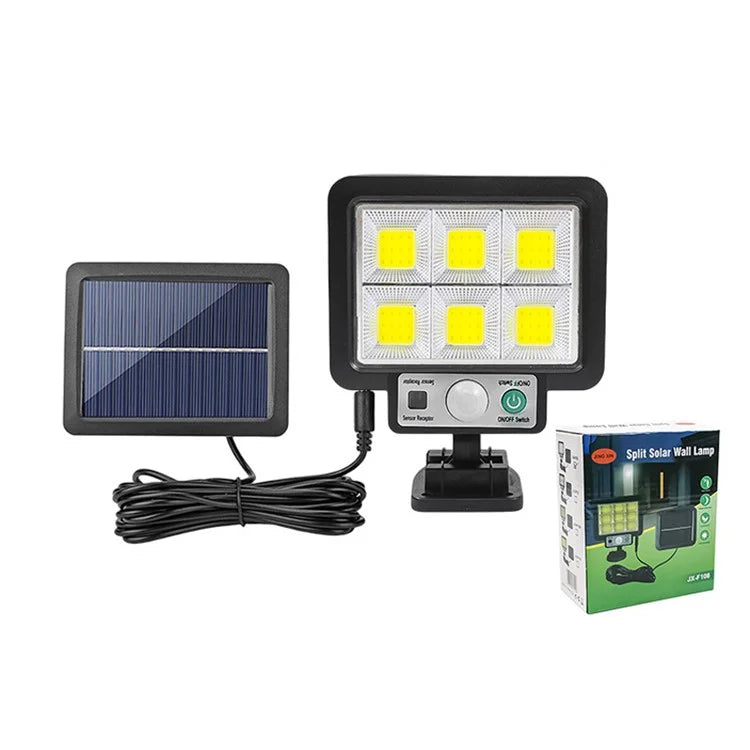 jl-188 Split Solar Wall Lamp Human Sensor Night Light with Remote Control