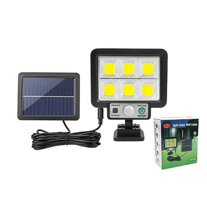 jl-188 Split Solar Wall Lamp Human Sensor Night Light with Remote Control