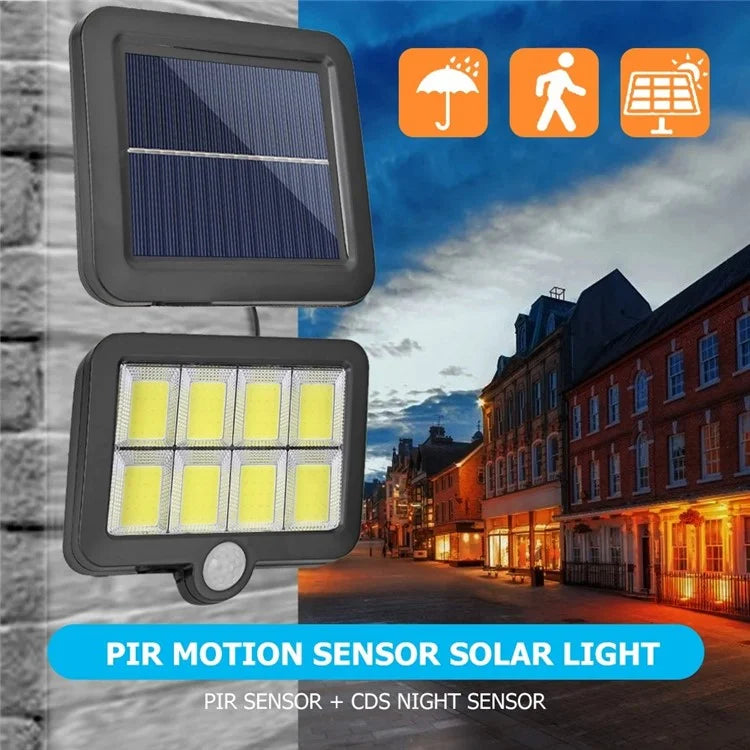 jl-159 Split PIR Motion Sensor Solar Light Outdoor Wall Mounted Night Light for Garden, Yard