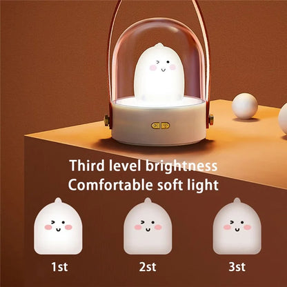YPH-0119 Portable Pet LED Light Bluetooth Music Box 3D Night Light