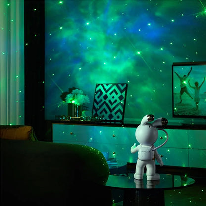 YPH-0125 USB Powered Night Light Space Rabbit Astronaut Projector Lamp for Bedroom