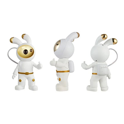 YPH-0125 USB Powered Night Light Space Rabbit Astronaut Projector Lamp for Bedroom