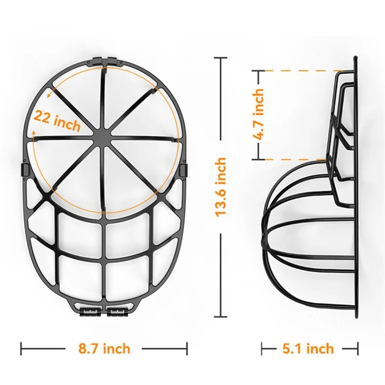 Hat Washer Cage for Washing Machine Baseball Cap Shaper Protector Cleaner Rack