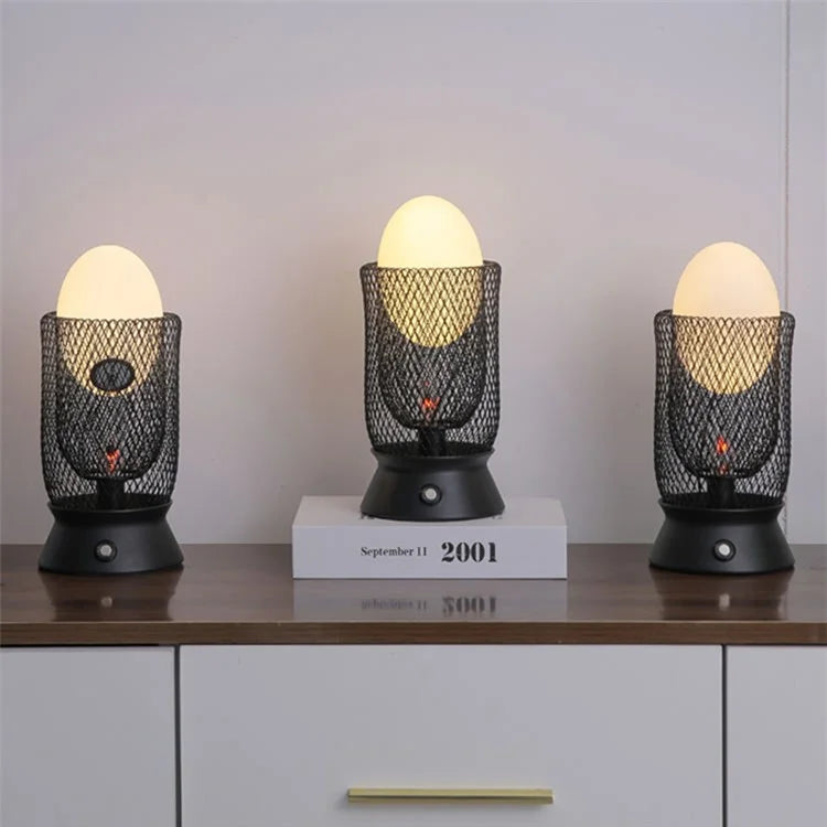 Sphere Rechargeable Bedroom Table Lamp Iron Art Outdoor Camping Atmosphere Light