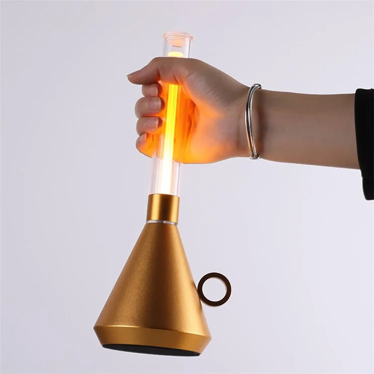 Vintage Kerosene Lamp Table Lamp Dimmable Portable Night Light for Bar Cafe