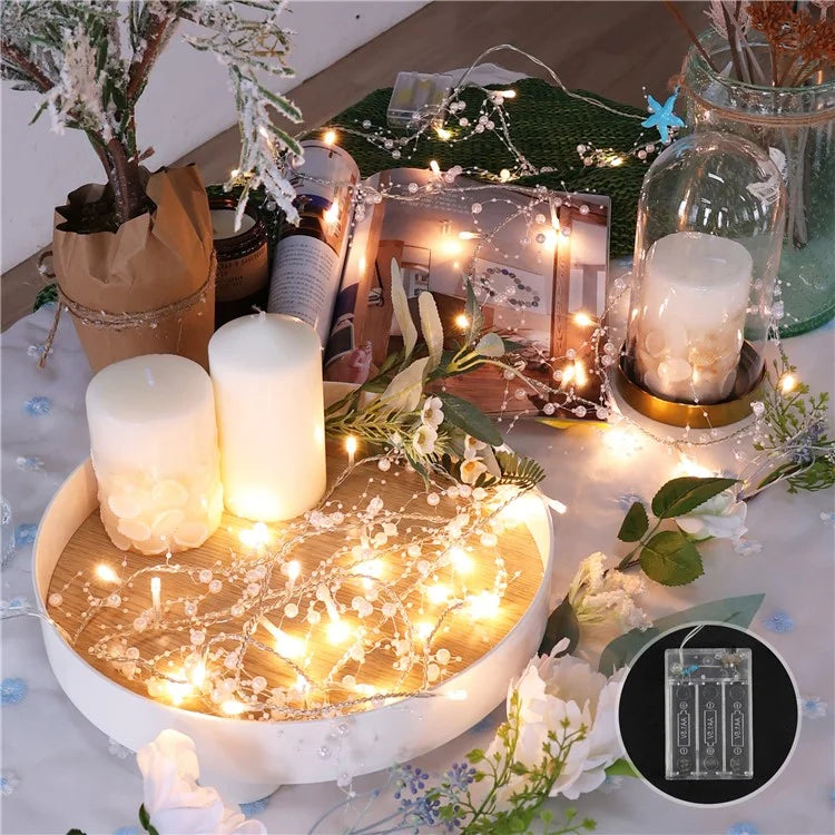 3m 30-LED Beads Design String Light Festival Christmas Home Decorative Light