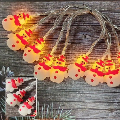 2m 10-LED String Light Christmas Style Xmas Festival Decorative Lamp, Constant Light
