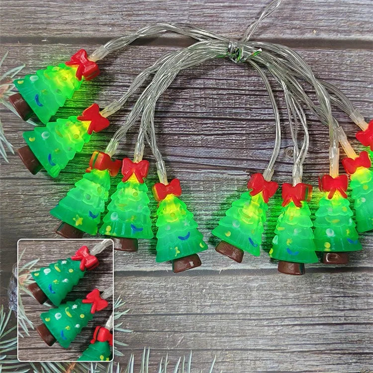2m 10-LED String Light Christmas Style Xmas Festival Decorative Lamp, Constant Light