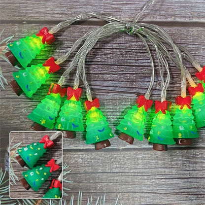 2m 10-LED String Light Christmas Style Xmas Festival Decorative Lamp, Constant Light