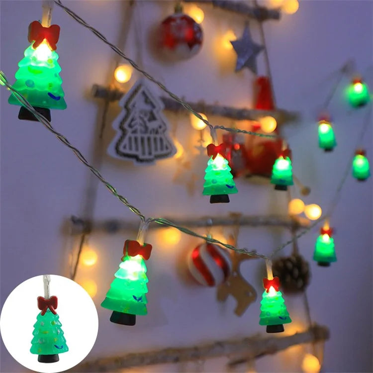 2m 10-LED String Light Christmas Style Xmas Festival Decorative Lamp, Constant Light