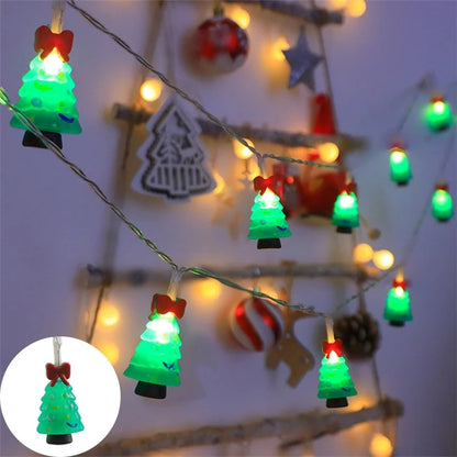 2m 10-LED String Light Christmas Style Xmas Festival Decorative Lamp, Constant Light