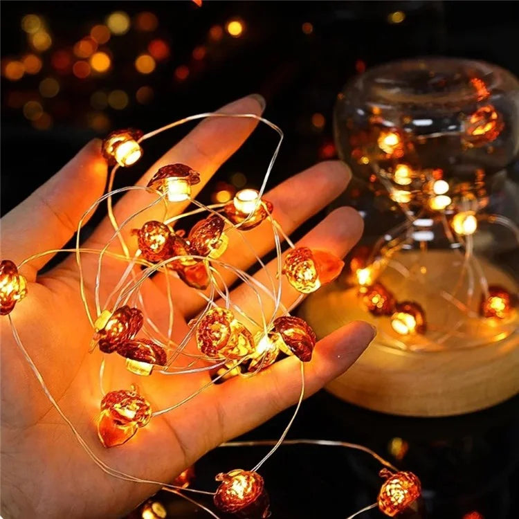 2m 20-LED Pine Cone Design String Light Home Festival Decorative Ambient Light, Constant Light