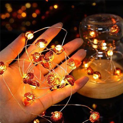 2m 20-LED Pine Cone Design String Light Home Festival Decorative Ambient Light, Constant Light