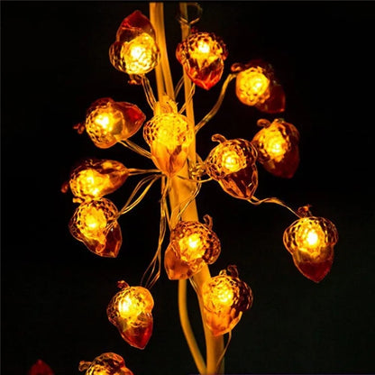 2m 20-LED Pine Cone Design String Light Home Festival Decorative Ambient Light, Constant Light