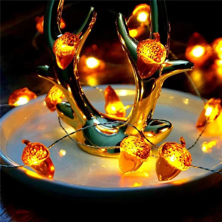 2m 20-LED Pine Cone Design String Light Home Festival Decorative Ambient Light, Constant Light