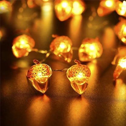 2m 20-LED Pine Cone Design String Light Home Festival Decorative Ambient Light, Constant Light