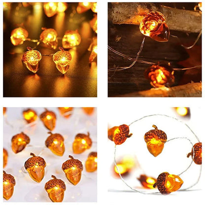 2m 20-LED Pine Cone Design String Light Home Festival Decorative Ambient Light, Constant Light