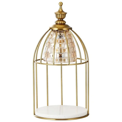 Scented Candle Warmer Dimmable Night Lamp Timing Function Jar Candles Melting Table Light, EU Plug