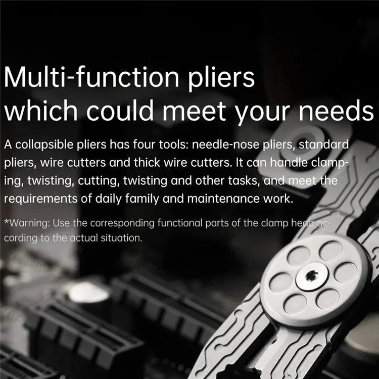 XIAOMIYOUPIN NEXTOOL NE20182 Silver Blade EDC Tool Outdoor 14-in-1 420J2 Stainless Steel Multifunction Tool