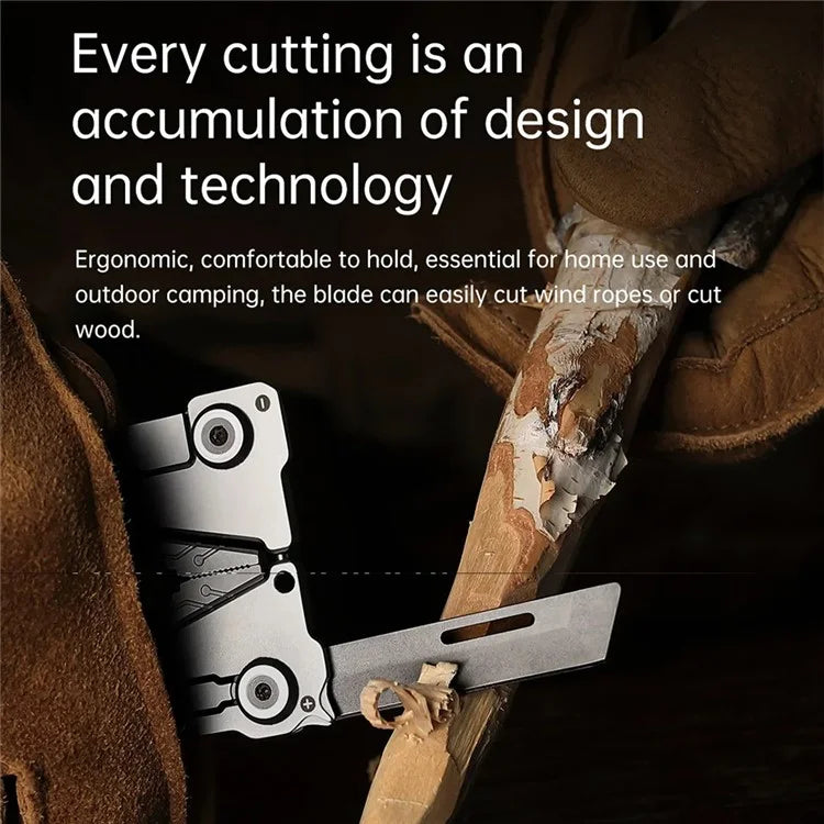 XIAOMIYOUPIN NEXTOOL NE20182 Silver Blade EDC Tool Outdoor 14-in-1 420J2 Stainless Steel Multifunction Tool