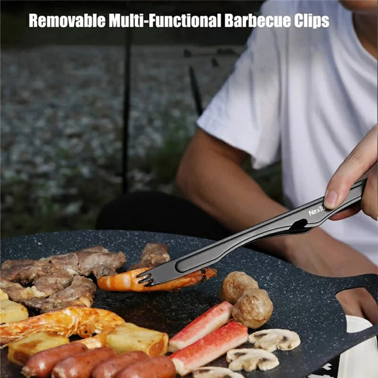 XIAOMIYOUPIN NEXTOOL NE20261 Knife Scissors Peeler Tong Cutting Board Small Table BBQ Cooking Tools Set (No FDA, BPA-Free)