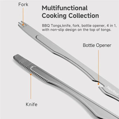XIAOMIYOUPIN NEXTOOL NE20253 Multifunction BBQ Tong Picnic Barbecue Titanium Food Clamp (No FDA Certified, BPA-Free)