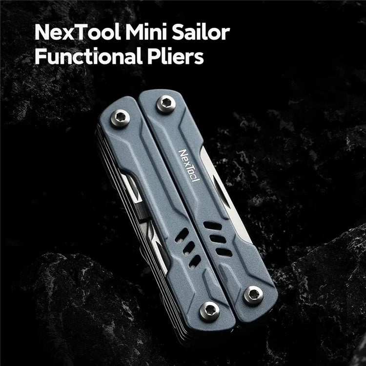 XIAOMIYOUPIN NEXTOOL NE20135 Multifunction Foldable Pliers Stainless Steel Scissors Bottle Opener Screwdriver Tools
