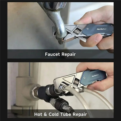 XIAOMIYOUPIN NEXTOOL NE20238 W1 Multifunction Foldable Wrench Stainless Steel  Bottle Opener Screwdriver Tools