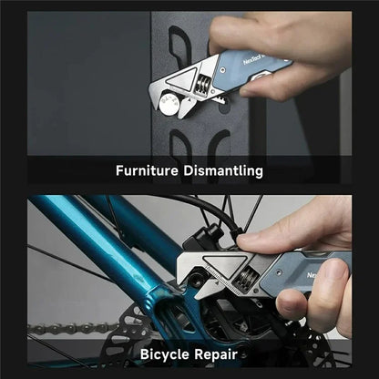 XIAOMIYOUPIN NEXTOOL NE20238 W1 Multifunction Foldable Wrench Stainless Steel  Bottle Opener Screwdriver Tools