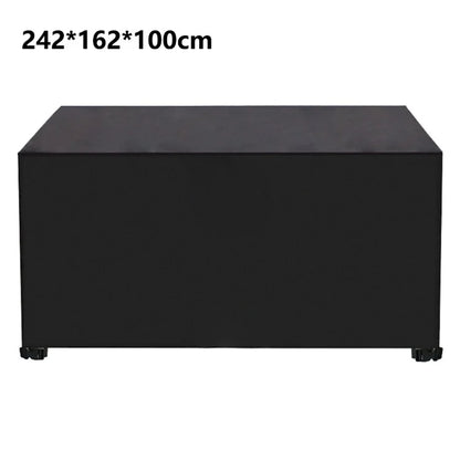 242x162x100cm Waterproof 420D Oxford Cloth Dust Cover Anti-UV Outdoor Garden Furniture Cover