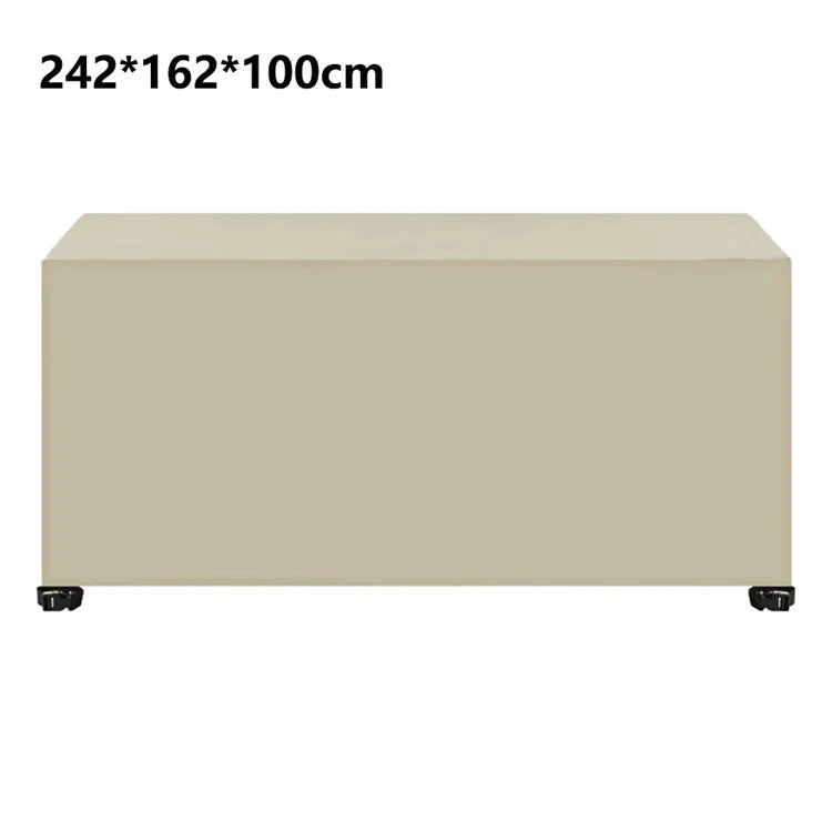 242x162x100cm Waterproof 420D Oxford Cloth Dust Cover Anti-UV Outdoor Garden Furniture Cover