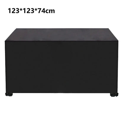 123x123x74cm Waterproof 420D Oxford Cloth Dust Cover Anti-UV Outdoor Garden Furniture Cover