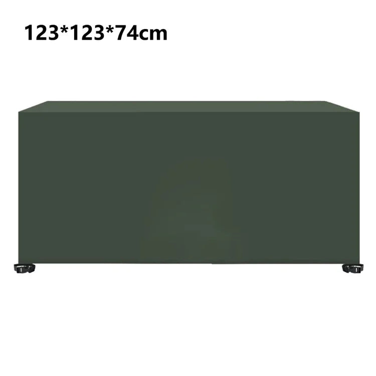 123x123x74cm Waterproof 420D Oxford Cloth Dust Cover Anti-UV Outdoor Garden Furniture Cover