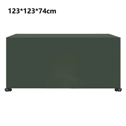 123x123x74cm Waterproof 420D Oxford Cloth Dust Cover Anti-UV Outdoor Garden Furniture Cover