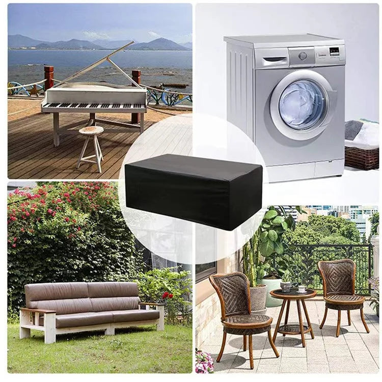123x123x74cm Waterproof 420D Oxford Cloth Dust Cover Anti-UV Outdoor Garden Furniture Cover