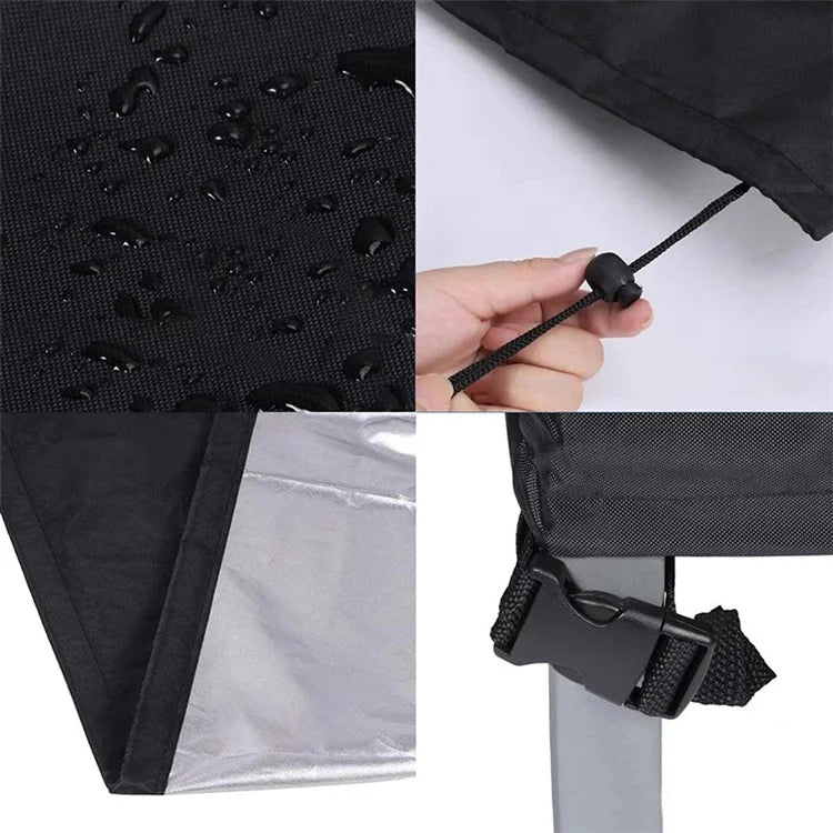 123x123x74cm Waterproof 420D Oxford Cloth Dust Cover Anti-UV Outdoor Garden Furniture Cover