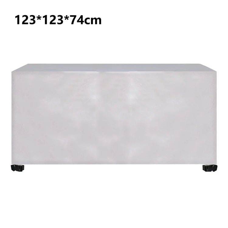 123x123x74cm Waterproof 420D Oxford Cloth Dust Cover Anti-UV Outdoor Garden Furniture Cover