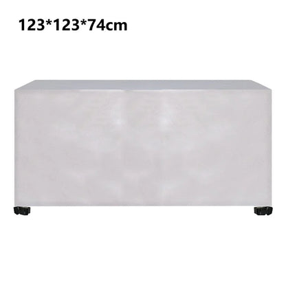 123x123x74cm Waterproof 420D Oxford Cloth Dust Cover Anti-UV Outdoor Garden Furniture Cover