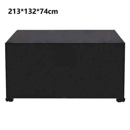 213x132x74cm Waterproof 420D Oxford Cloth Dust Cover Anti-UV Outdoor Garden Furniture Cover