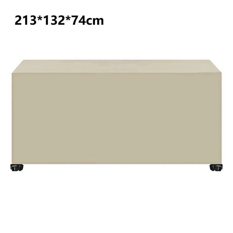 213x132x74cm Waterproof 420D Oxford Cloth Dust Cover Anti-UV Outdoor Garden Furniture Cover