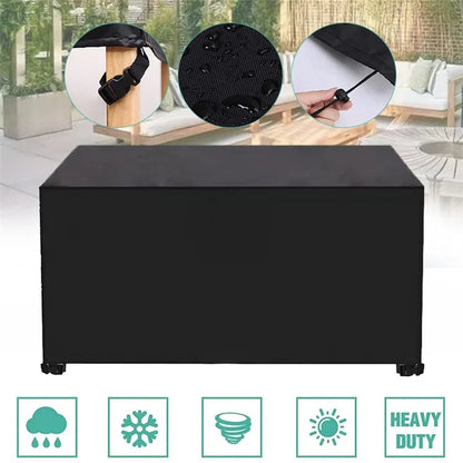 90x90x90cm Waterproof 420D Oxford Cloth Dust Cover Anti-UV Outdoor Garden Furniture Cover