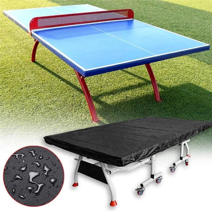 210D Oxford Cloth Ping Pong Table Cover Waterproof Table Tennis Table Protective Cover, 280x150x5cm