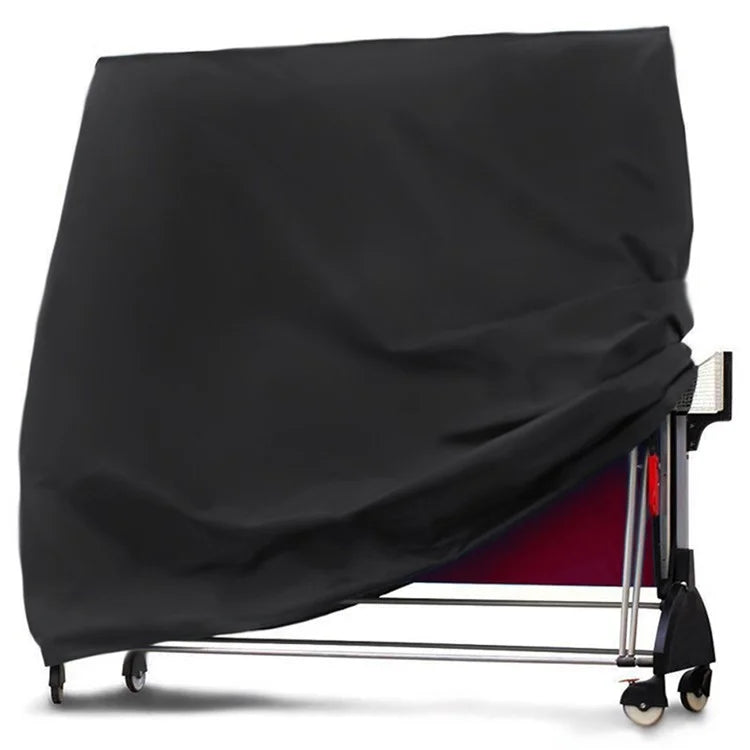 210D Oxford Cloth Table Tennis Table Cover Waterproof Ping Pong Table Cover for Outdoor and Indoor, 165x70x185cm