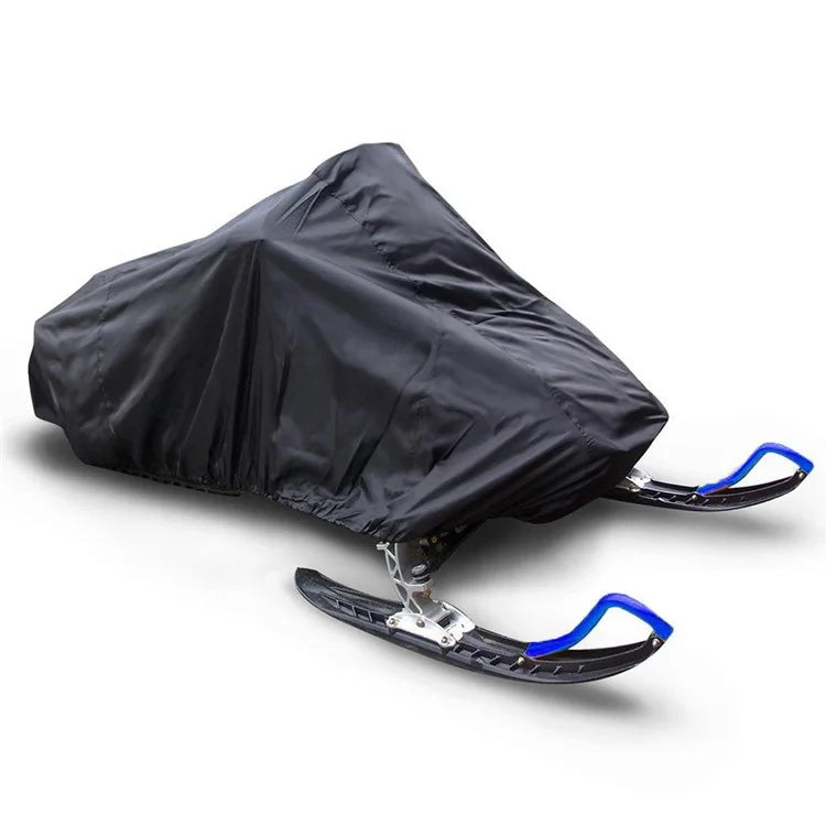 330x130x121cm Waterproof 210D Oxford Cloth Outdoor Sportsman Snowmobile Cover with Elastic Band