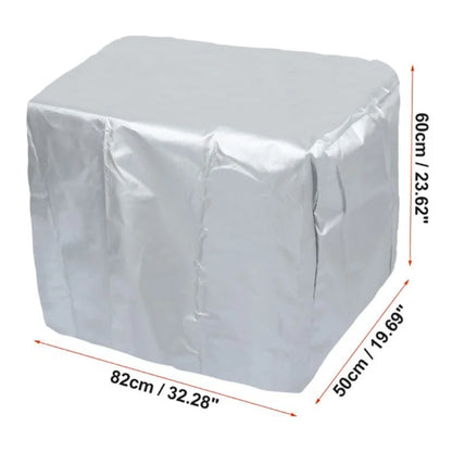 175-250HP 210D Oxford Cloth Yacht Half Outboard Motor Engine Dust Cover Marine Engine Protector, 82x50x60cm