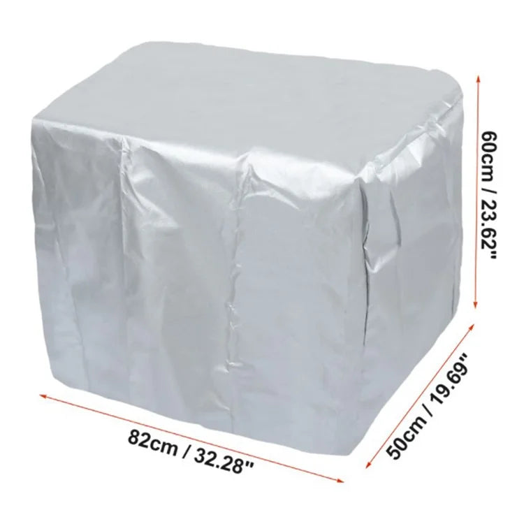 175-250HP 210D Oxford Cloth Yacht Half Outboard Motor Engine Dust Cover Marine Engine Protector, 82x50x60cm
