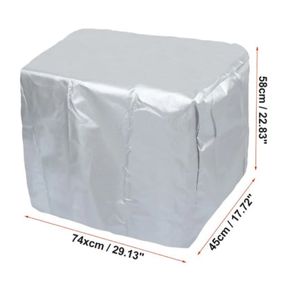 100-150HP 210D Oxford Cloth Yacht Half Outboard Motor Engine Dust Cover Marine Engine Protector, 74x45x58cm