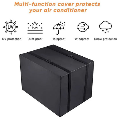 70x57.2x47cm 600D Oxford Cloth Air Conditioner Cover Outside Window AC Unit Protective Cover