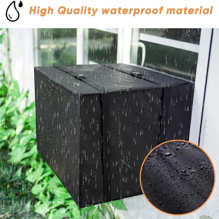 43.2x30.5x33cm 600D Oxford Cloth Air Conditioner Cover Outside Window AC Unit Protective Cover